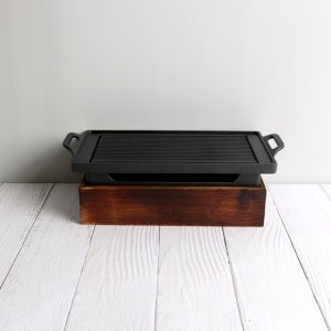 킹센스 미니 그릴 직사각 세트 1인 가정 화로세트 일본식 미니워머