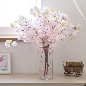 벚꽃 조화 코디 부쉬 54cm 2컬러 인테리어 조화 봄 꽃 장식 소품 행사