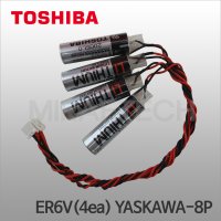 Yaskawa Motoman HW0470360-A HW0470360-B 대체호환 도시바 ER6V x 4개 YASKAWA-8P