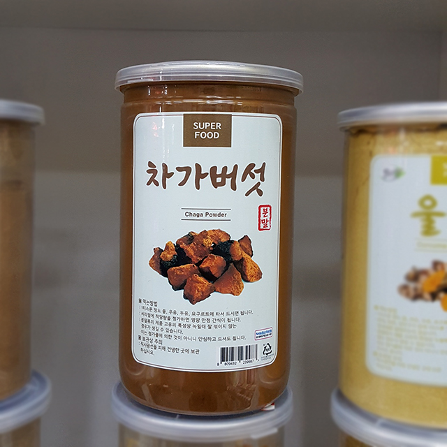 러시아 차가버섯 분말 가루 차 200g