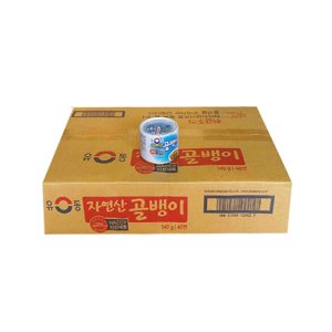 유동 자연산 골뱅이 140g x 48개 1박스