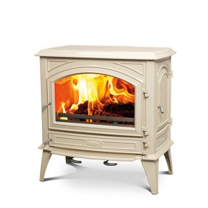 벽난로 주물 난로 벨기에수입 난로 - 도브레 STOVE 760CB 세라믹 아이보리