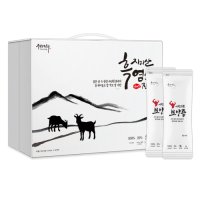 흑염소 진액 엑기스 지리산 흑염소즙 60ml 30팩/60팩