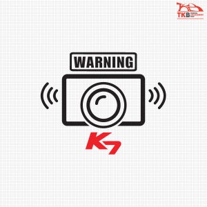 티커벨 K7 로고 블랙박스 데칼스티커 TKBL-41