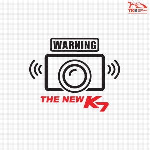 티커벨 더뉴K7 로고 블랙박스 데칼스티커 TKBL-42