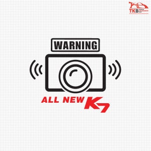 티커벨 올뉴K7 로고 블랙박스 데칼스티커 TKBL-43