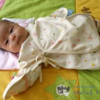 P738-Baby suit 배냇 저고리 신생아 의류 옷본 패턴 실물 도안 만들기 소잉 DIY 패턴인 제작설명서 포함