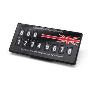 유니온 잭 주차 알림 판 번호 전화 자동 차 용 품 실내 임시 잠시 악세사리 연락처 추천