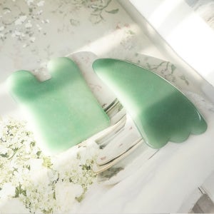 아벤츄린 괄사 마사지 도구