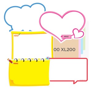 메모보드 7종 고무 자석 마그네틱보드 메모판 마카포함 냉장고