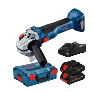 보쉬 GWS18V-7 충전그라인더 100mm 4.0Ah 배터리 2개