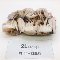 손질된 냉동 절단꽃게 450g 2L/3L사이즈 선택가능