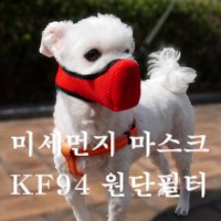 KF94 애견용 강아지 미세먼지 마스크 3D매쉬 입마개