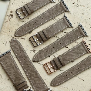 애플워치스트랩 11 10 9 8 7 6 5 4 se1 2 3 울트라 1 2 3호환 에르메스 앱송 가죽사용