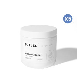버틀러 버블클리너450g 5통+스푼포함 기름때, 찌든때 제거 삶은 효과 탁월