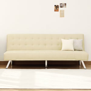 바네스데코 로완 등받이 3인용 방수 가죽 접이식 소파베드 쇼파침대