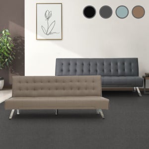 [봄맞이]바네스데코 로완 등받이 3인용 방수 가죽 접이식 소파베드 쇼파침대