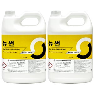 뉴썬 바닥 광택제 건물 아스 데코 타일 테라조 바닥 광택 왁스 코팅 3.75L, 2개