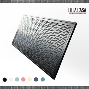 델라카사 격자무늬 타공판 (주문제작가능) 슬림타공판 1170x570mm 화이트