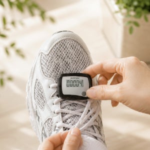 스토리빙 초소형 만보계 투명