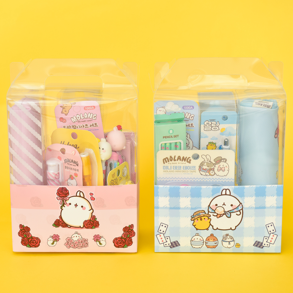몰랑이 문구세트 럭키박스(초등학교 입학 유치원 졸업 생일 학용품 팬시 선물)