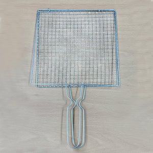 메이툴 아연도금석쇠(중) 손잡이 적쇠 불판 그릴 숯불 바베큐 구이 야외용 캠핑