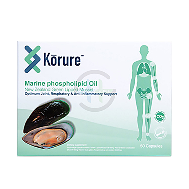 <b>코루레</b> 마린 포스포리피드 오일 200캡슐 약2개월 뉴질랜드 초록입홍합