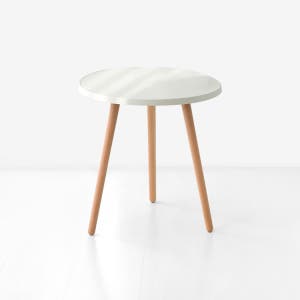 GRUET 사이드테이블 원형 48cm 화이트 5004.1622