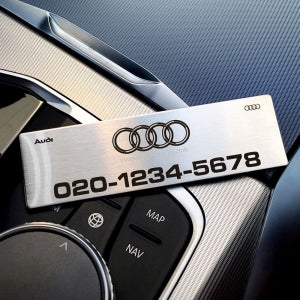 주차번호판 자동차 지오메탈 차량 새차선물 연락처 듀얼 주차알림판 맞춤형 전화번호판