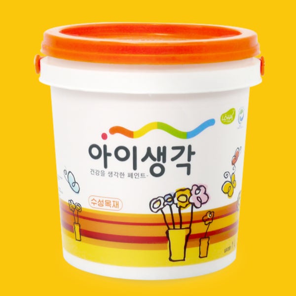 방문페인트 삼화 방문용 가구 몰딩 욕실문 반광 페인트 아이생각 수성목재 백색1L