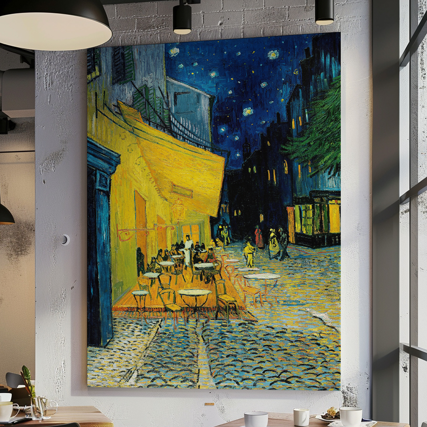 빈센트반고흐 인테리어 명화 그림 액자 카페테라스 A2 캔버스액자