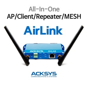 산업용 무선 AP & Client WiFi AGV무선용 이동설비 로밍 AirLink