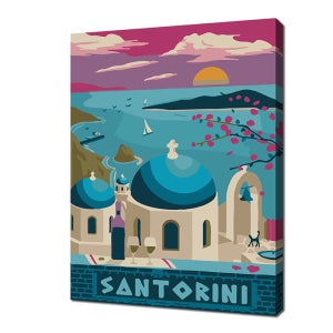 [대량주문]에코솔 셀프페인팅 미니 여행 시리즈 일러스트 20x30cm 명화 그리기