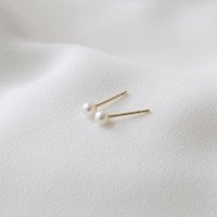 [애플민트] 10K 14K 초미니진주귀걸이 / 2.5mm 작은 서브 금귀걸이