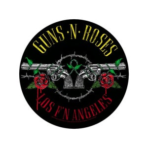 공식 GUNS N ROSES 건즈 앤 로지스 Los F’N Angeles 대형 백 패치