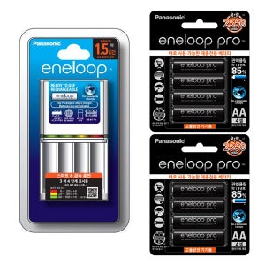 BQ-CC55 급속 충전기 + 에네루프 프로 AA 8알 충전지