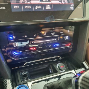 폭스바겐 LCD 터치패널 에어컨 공조기 판넬 신형티구안 용품