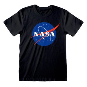 [2XL 국내배송] 공식 NASA 나사 Insignia Logo 반팔 티셔츠 (블랙)