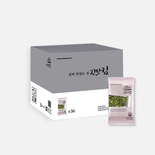 [진맛김 36봉] 최상급 원초 진짜 맛있는 조미김