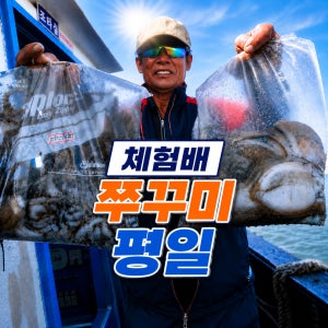 [킹콩호][체험낚시][쭈꾸미][평일] 인천배 바다낚시 선상 시간배 체험배