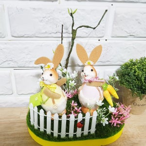 봄소품 토끼의 소풍 장식인테리어 부활절장식