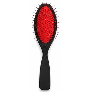 마단 핀브러쉬 M 프리미엄 검정빨강 아주딱딱함 강아지 고양이 빗