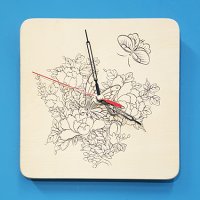민화그림 자작나무 시계만들기
