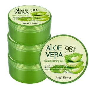 알로에베라 98% 프레쉬 수딩젤 300ml, 4개