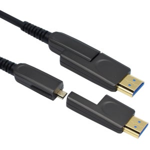 넥시 4K 하이브리드 광 HDMI 케이블 V2.0 분리형 커넥터