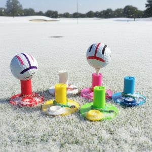 겨울 골프 고무티샷 드라이버 골프티꽂이 4종