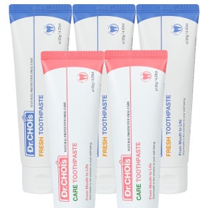 연세대 치과대학 개발 잇몸건강케어 안전한 좋은치약 케어3개 프레쉬에프2개 여행용 함께