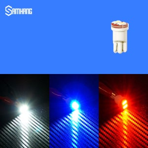 SB 12V-24V 국산 T10 오토바이 자동차 무극성 5730 2발 LED전구 미등 실내등