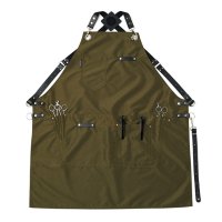 방수앞치마 03WATERPROOF KHAKI APRON 미용실 카페 바리스타