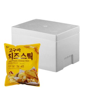 [12봉묶음]이지푸드 고구마 치즈스틱 25gx약 40개입 1kg
